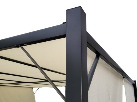 JOKOMISIADA PERGOLA ogrodowa Para Sole ZONA Altana tarasowa 3x3x2m ROLETY SP0836
