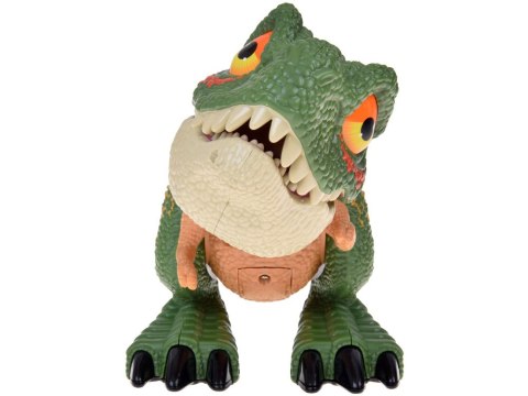 JOKOMISIADA Ruchomy DINOZAUR Tyranozaur Rex Dźwięk + światło ZIELONY ZA5589