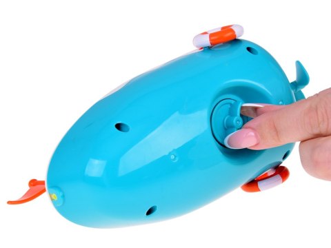 JOKOMISIADA Statek do kąpieli dla dzieci pływający nakręcany chlapie wodą ZA5603