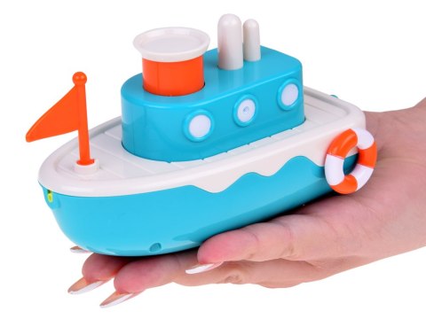 JOKOMISIADA Statek do kąpieli dla dzieci pływający nakręcany chlapie wodą ZA5603