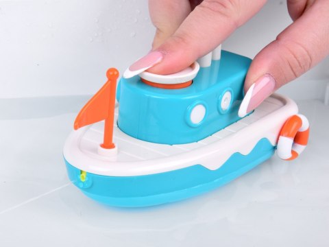 JOKOMISIADA Statek do kąpieli dla dzieci pływający nakręcany chlapie wodą ZA5603