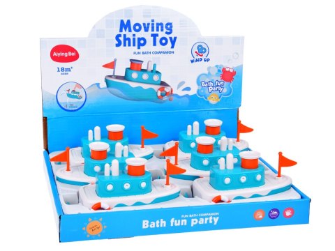 JOKOMISIADA Statek do kąpieli dla dzieci pływający nakręcany chlapie wodą ZA5603