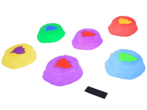JOKOMISIADA Świecąca ścieżka sensoryczna - kamienie do treningu równowagi 6 szt. SP0828