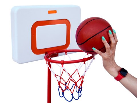 JOKOMISIADA Zestaw do koszykówki tablica stojąca 2m + piłka kosz SP0832