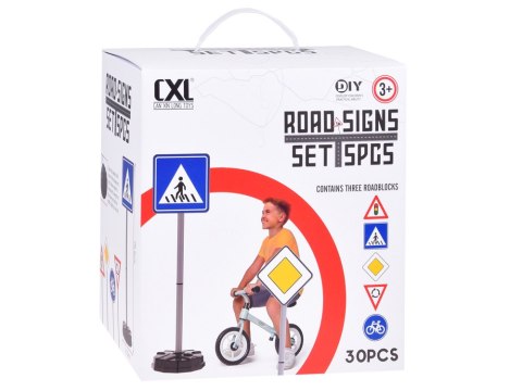 JOKOMISIADA Zestaw edukacyjny - Znaki drogowe do zabawy dla dzieci ZA5607