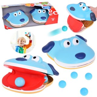 JOKOMISIADA Zestaw sportowy - gra zręcznościowa Wyrzutnia PIES + 4 piłki ZA5604