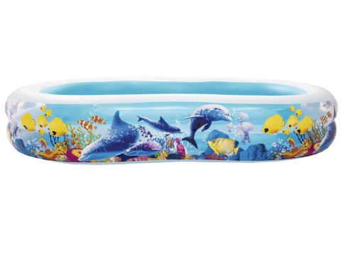 Producent niezdefiniowany Bestawy Basen dmuchany fish'n friends 262 x 157x46cm 54118