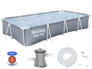 Producent niezdefiniowany Bestway Basen STELAŻOWY 366x201x66cm 7w1 561FV