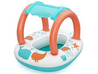 Producent niezdefiniowany Bestway Dmuchany Ponton comfort plush łódka odpinany dach z dnem 34203