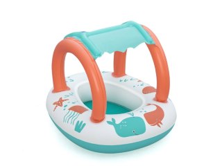 Producent niezdefiniowany Bestway Dmuchany Ponton comfort plush łódka odpinany dach z dnem 34203