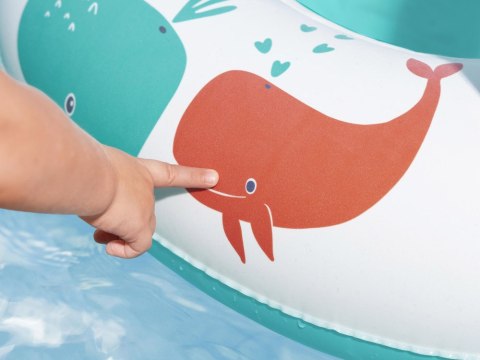 Producent niezdefiniowany Bestway Dmuchany Ponton comfort plush łódka odpinany dach z dnem 34203