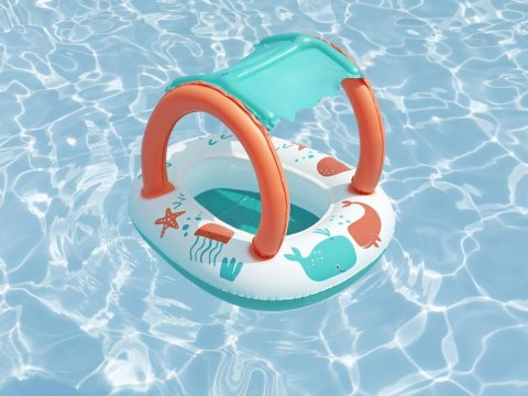 Producent niezdefiniowany Bestway Dmuchany Ponton comfort plush łódka odpinany dach z dnem 34203