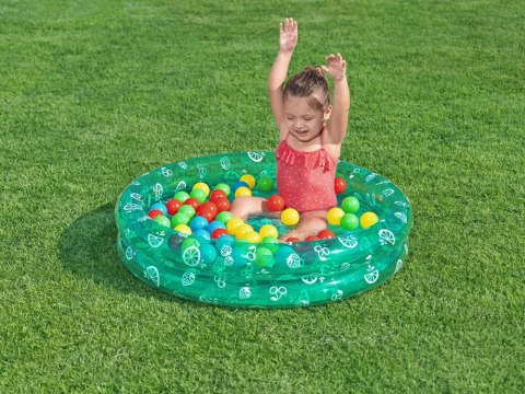 Producent niezdefiniowany Bestway Suchy basen kulkami ZIELONY 91x20cm + 50 kulek 51141