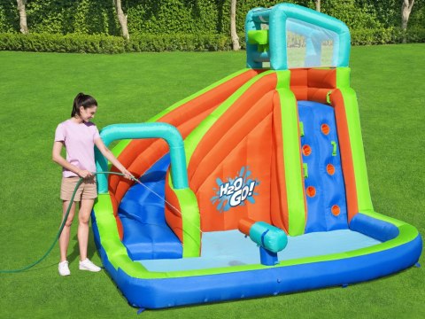 Producent niezdefiniowany Bestway Wodny PLAC ZABAW H2O Go 365x320x270cm zjeżdżalnia i wyrzutnia 53408
