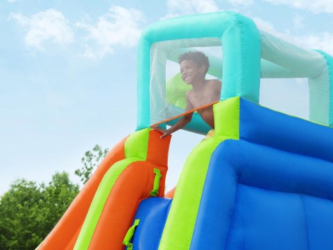 Producent niezdefiniowany Bestway Wodny PLAC ZABAW H2O Go 365x320x270cm zjeżdżalnia i wyrzutnia 53408