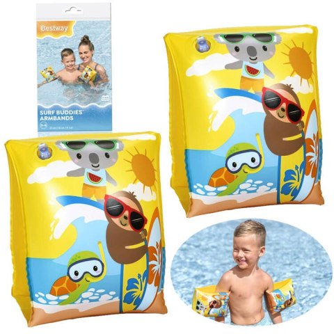 Producent niezdefiniowany Bestway kolorowe rękawki do pływania 19-30 kg motylki 32042