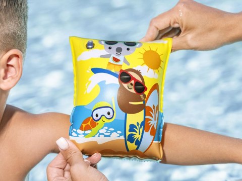 Producent niezdefiniowany Bestway kolorowe rękawki do pływania 19-30 kg motylki 32042