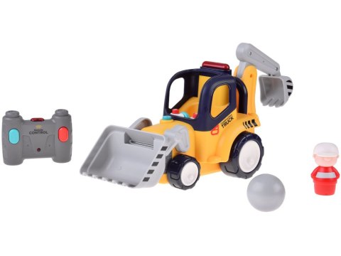 Hola Zdalnie sterowane auto budowlane SPYCHACZ-KOPARKA Dźwięk + światła ZA5669