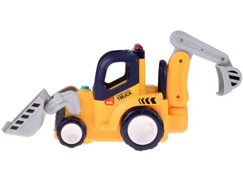Hola Zdalnie sterowane auto budowlane SPYCHACZ-KOPARKA Dźwięk + światła ZA5669