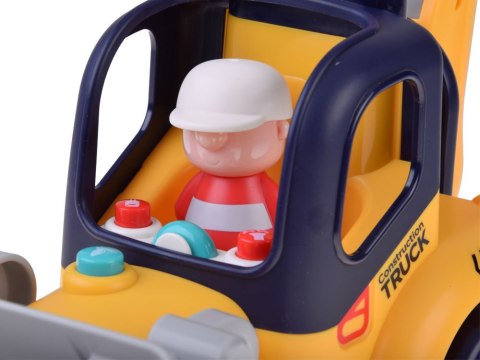 Hola Zdalnie sterowane auto budowlane SPYCHACZ-KOPARKA Dźwięk + światła ZA5669