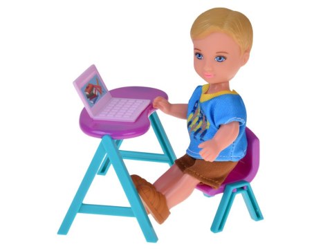 JOKOMISIADA Anlily Duży zestaw RODZINA LALEK Kuchnia i mebelki + szkoła i praca ZA5699