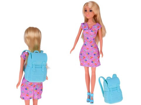 JOKOMISIADA Anlily Duży zestaw RODZINA LALEK Kuchnia i mebelki + szkoła i praca ZA5699