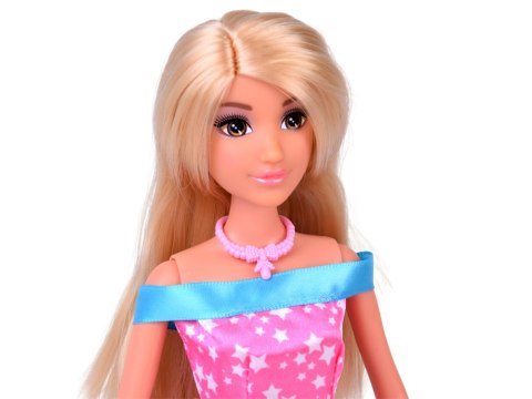 JOKOMISIADA Anlily Lalka MODELKA + duży zestaw 11 sukienek i akcesoriów królewny ZA5695