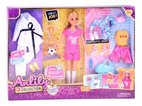 JOKOMISIADA Anlily Lalka SPORTOWIEC Piłka nożna, gimnastyka, bieganie, takewondo ZA5696