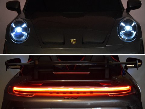 JOKOMISIADA Auto na akumulator malowane DWUOSOBOWE licencjonowane Porsche 911GT3 PA0335
