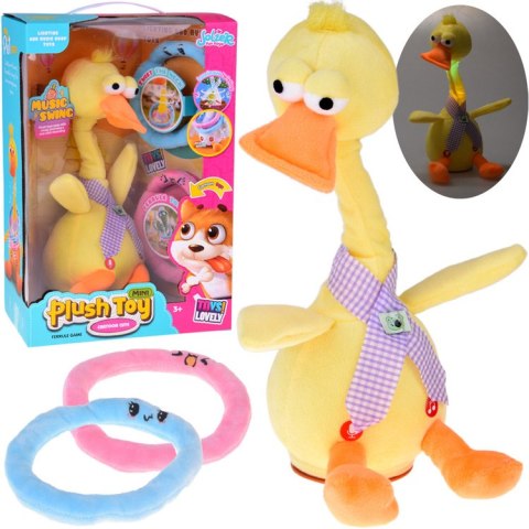 JOKOMISIADA Gra zręcznościowa RINGO rzut obręczą ruchomy cel świecąca kaczka ZA5679