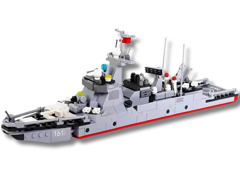 JOKOMISIADA Klocki Techniczne Wange Okręt Type 052D Destroyer Statek 376ele ZA5673