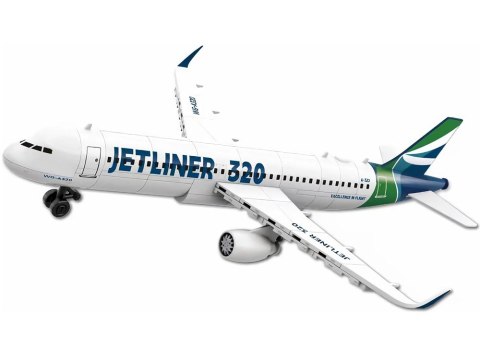 JOKOMISIADA Klocki konstrukcyjne Samolot Jetliner 320 model pasażerski 133 ele ZA5678