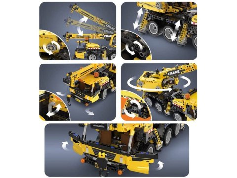 JOKOMISIADA Klocki techniczne konstrukcyjne DŹWIG 658 elementów ZA5690