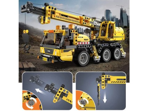 JOKOMISIADA Klocki techniczne konstrukcyjne DŹWIG 658 elementów ZA5690