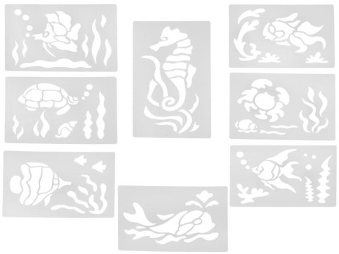 JOKOMISIADA Kreatywny zestaw plastyczny AIRBRUSH - pompka pisaki i szablony ZA5710