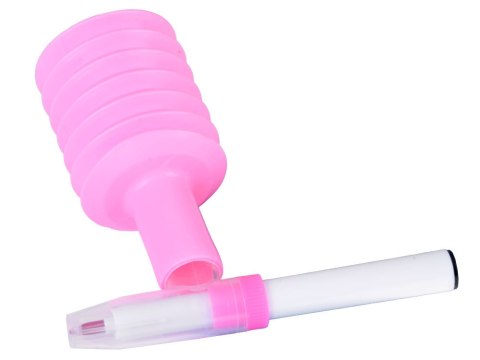 JOKOMISIADA Kreatywny zestaw plastyczny AIRBRUSH - pompka pisaki i szablony ZA5710