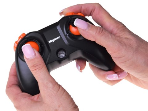 JOKOMISIADA Mini Dron SYMA X39 czteroosiowy 2 prędkości akrobacje pilot 2,4GHz RC0715