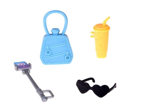 JOKOMISIADA Modna lalka influencerka Anlily zimowy outfit futerko akcesoria ZA5701