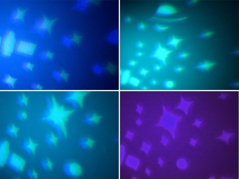 JOKOMISIADA Pluszowy miś projektor gwiazd z kołysankami lampka usypiacz ZA5713