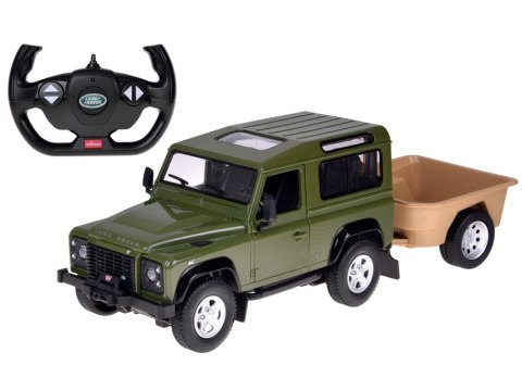 JOKOMISIADA Rastar auto zdalnie sterowane Land Rover Defender 1:14 pilot ośw RC0712