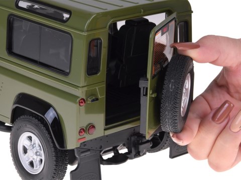 JOKOMISIADA Rastar auto zdalnie sterowane Land Rover Defender 1:14 pilot ośw RC0712