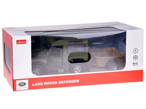JOKOMISIADA Rastar auto zdalnie sterowane Land Rover Defender 1:14 pilot ośw RC0712