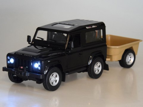 JOKOMISIADA Rastar auto zdalnie sterowane Land Rover Defender 1:14 pilot ośw RC0712