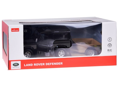 JOKOMISIADA Rastar auto zdalnie sterowane Land Rover Defender 1:14 pilot ośw RC0712