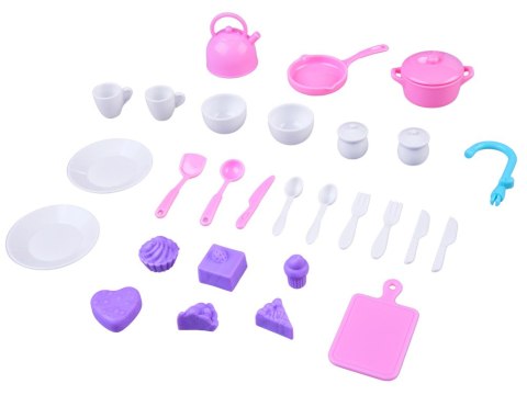 JOKOMISIADA Rozkładany domek dla lalki walizka mebelki + lalka Anlily ZA5694