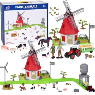 JOKOMISIADA SERIA ZWIERZĘTA FARMA Zestaw WIATRAK młyn 101ele figurki ZA5688