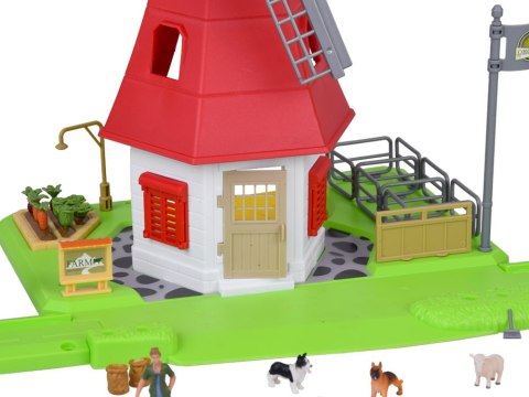 JOKOMISIADA SERIA ZWIERZĘTA FARMA Zestaw WIATRAK młyn 101ele figurki ZA5688