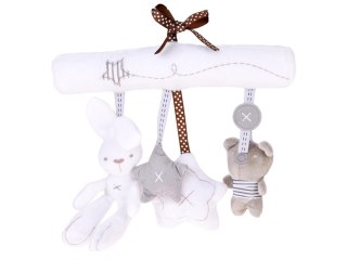 JOKOMISIADA Urocza miękka zawieszka do wózka łóżeczka grzechotka melodyjka ZA5714