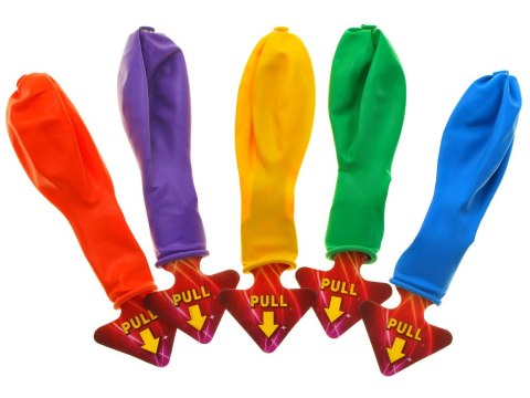 JOKOMISIADA Zestaw kolorowe świecące balony LED 5szt 30 cm efektowna dekoracja ZA1591