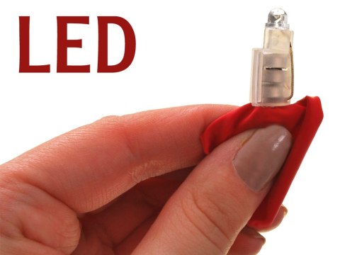 JOKOMISIADA Zestaw kolorowe świecące balony LED 5szt 30 cm efektowna dekoracja ZA1591